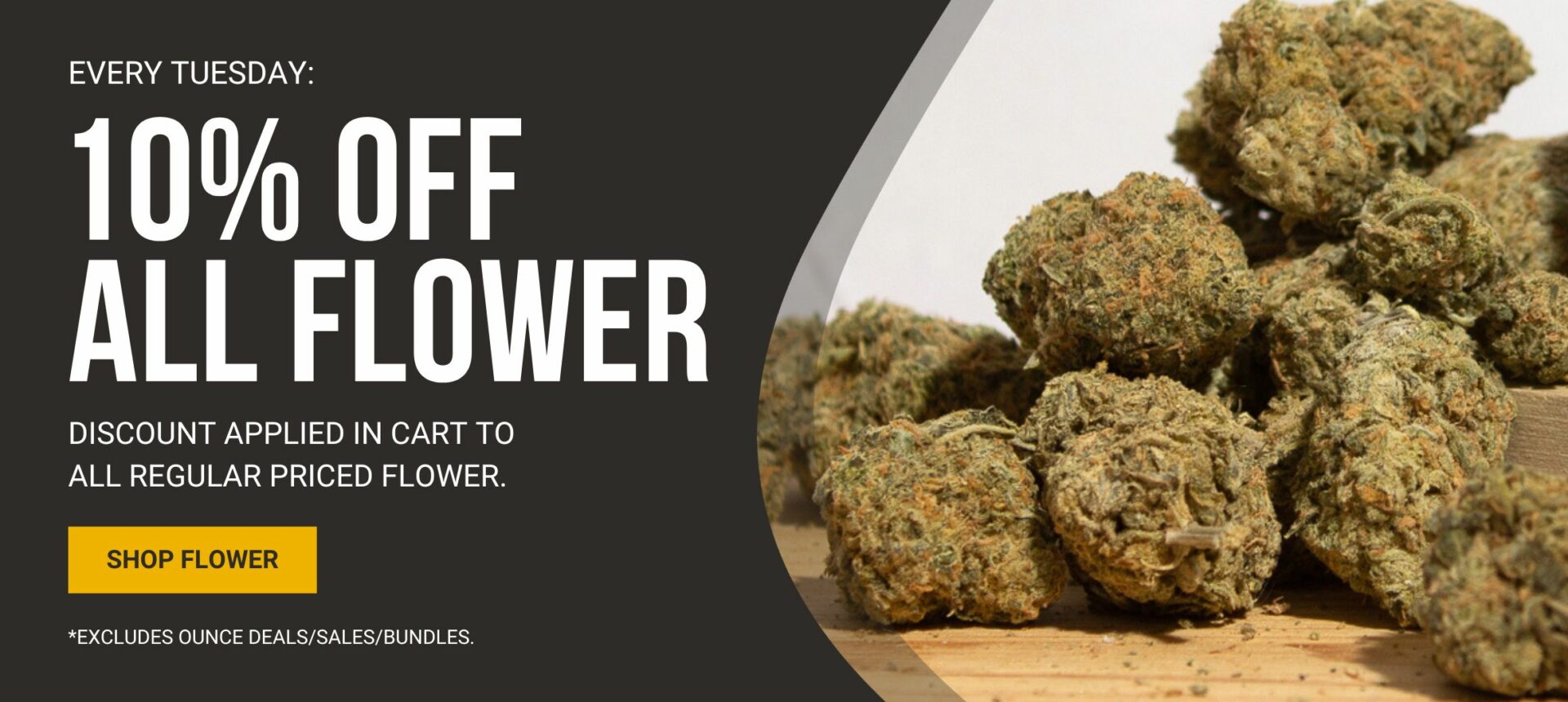Green Leaf Express Canada - 10% Off All Flower Banner