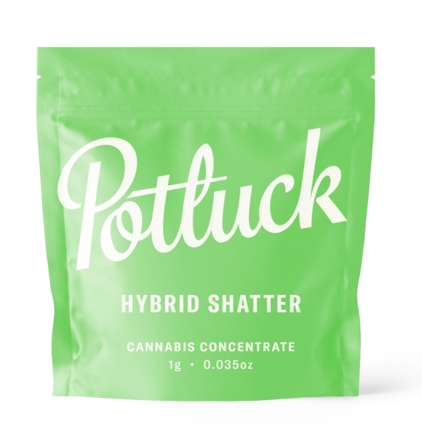 Potluck - Hybrid Shatter - weed Concentrate | Green Leaf Express Canada