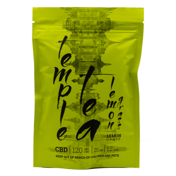 Temple Tea – Lemongrass CBD Tea – 120mg | Green Leaf Express Canada