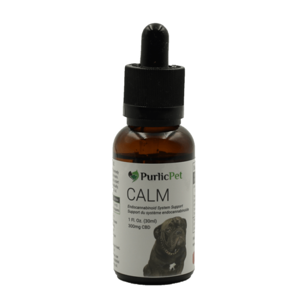 Purlic Pet – CBD Tincture – Calm For Dogs – 300mg CBD | Green Leaf Express Canada