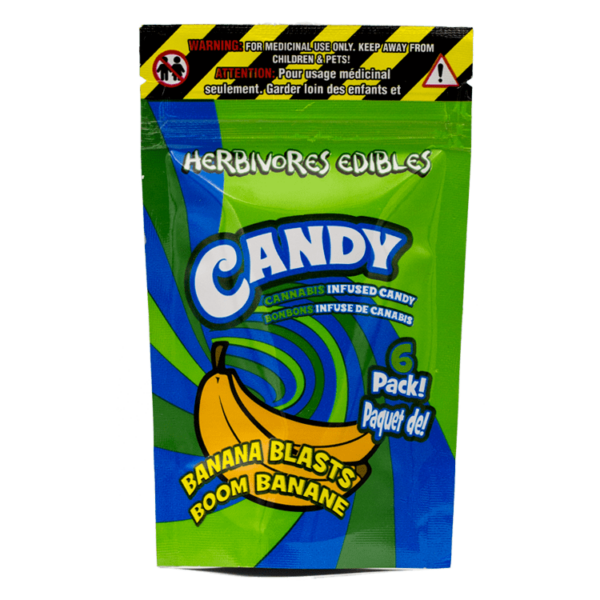 Herbivores Edibles – Banana Blasts Gummies | Green Leaf Express Canada