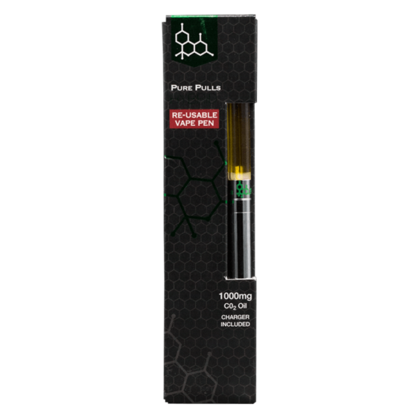 Pure Pulls – CO2 Oil Reusable Vape Pen – Sativa 1ml | Green Leaf Express Canada