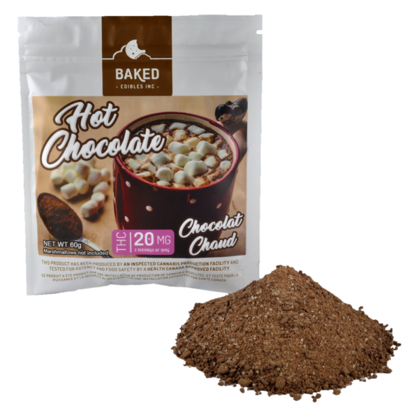 Baked Edibles – Hot Chocolate 20mg THC | Green Leaf Express Canada