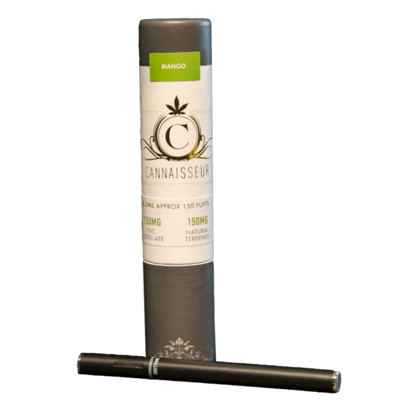 Cannaisseur – Disposable THC Distillate Pen – Mango 0.3ml | Green Leaf Express Canada