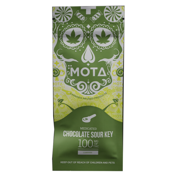 MOTA Edibles – Chocolate Sour Key – 100mg THC | Green Leaf Express Canada