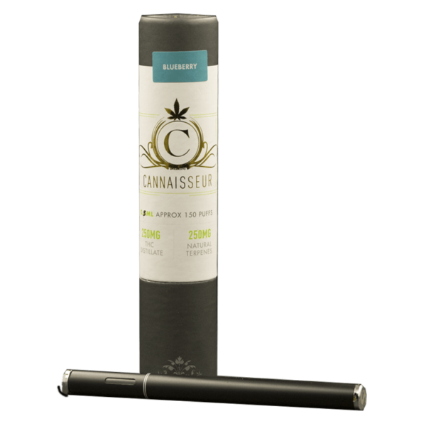 Cannaisseur – Disposable THC Distillate Pen – Blueberry 0.5ml | Green Leaf Express Canada