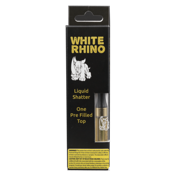 White Rhino – Liquid Shatter Refill Cartridge – Girl Scout Cookies 1g | Green Leaf Express Canada