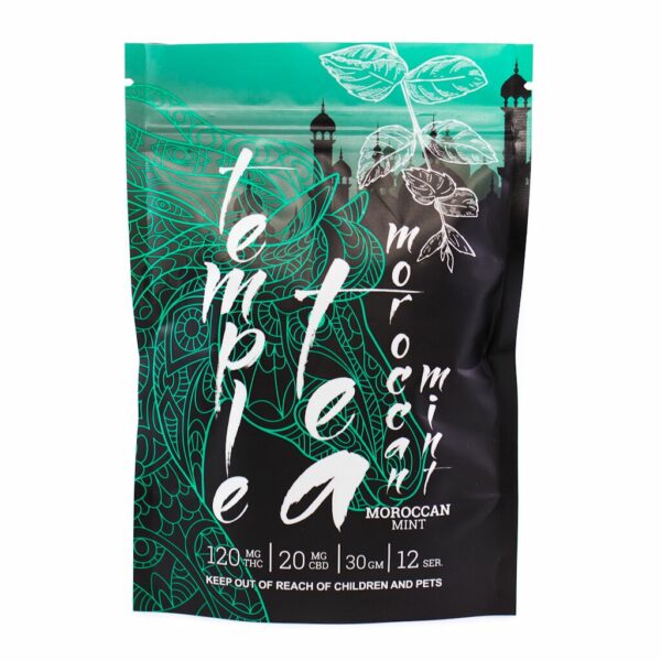 Temple Tea – Moroccan Mint – 120mg THC | Green Leaf Express Canada