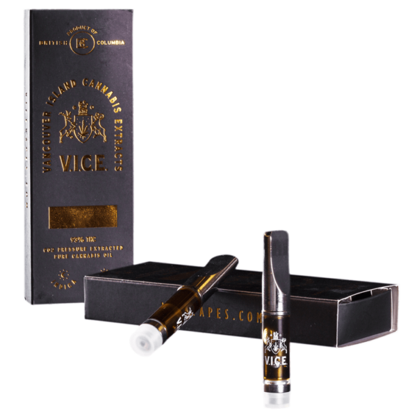 Vice – CO2 Oil Refill Cartridges – BC Kush 0.3ml | Green Leaf Express Canada