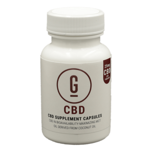 CBD Capsules – 25mg | Green Leaf Express Canada