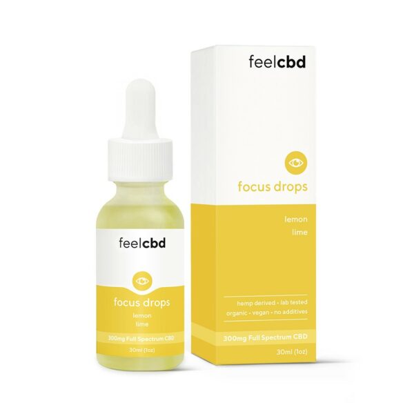 FeelCBD – Focus Drops – CBD Tincture 300mg | Green Leaf Express Canada