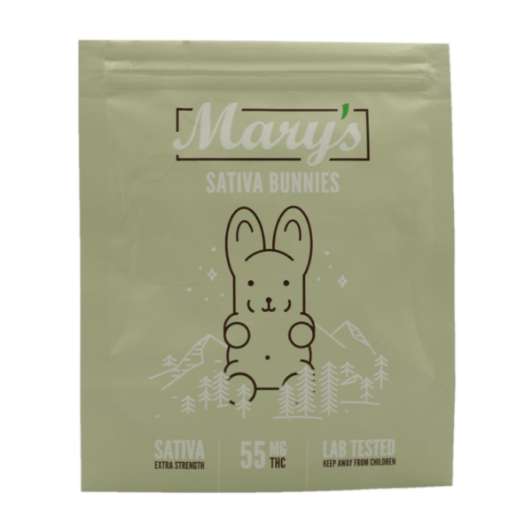 Mary’s Medibles – Sativa Bunnies – Extra Strength – 55mg | Green Leaf Express Canada