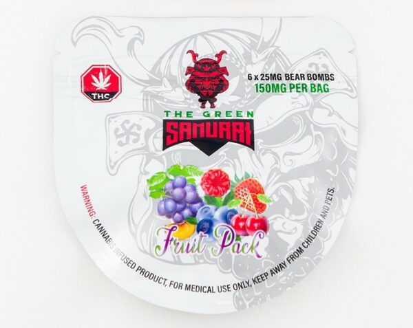 The Green Samurai – Fruit Pack Gummies – 150mg | Green Leaf Express Canada