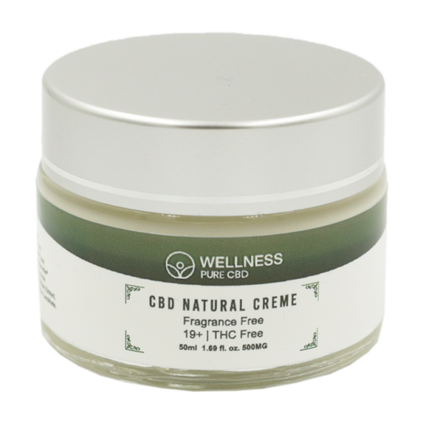 Wellness Pure CBD – Natural Creme – 500mg | Green Leaf Express Canada