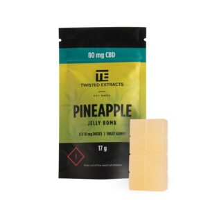 Twisted Extracts – Pineapple Jelly Bombs – CBD | Green Leaf Express Canada