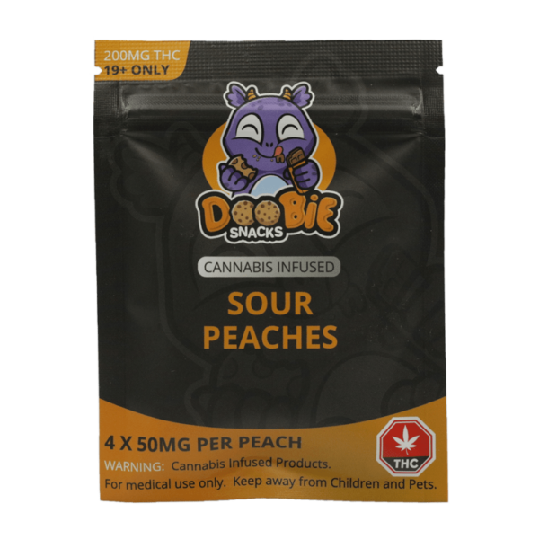 Doobie Snacks – CBD Sour Gummy Bears – 150mg CBD | Green Leaf Express Canada