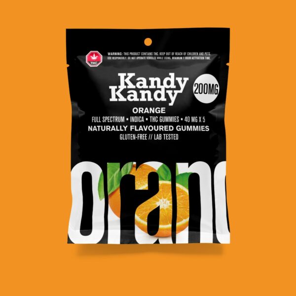 Kandy Kandy – Orange Gummies | Green Leaf Express Canada