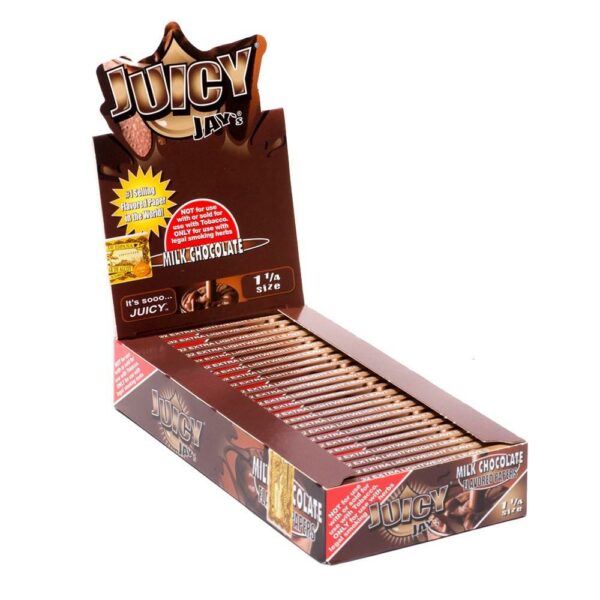 Juicy Jay’s – Hemp Papers (1.25 Inch) – Milk Chocolate | Green Leaf Express Canada