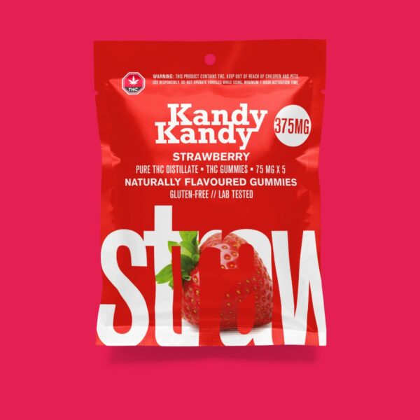 Kandy Kandy – Strawberry Gummies | Green Leaf Express Canada