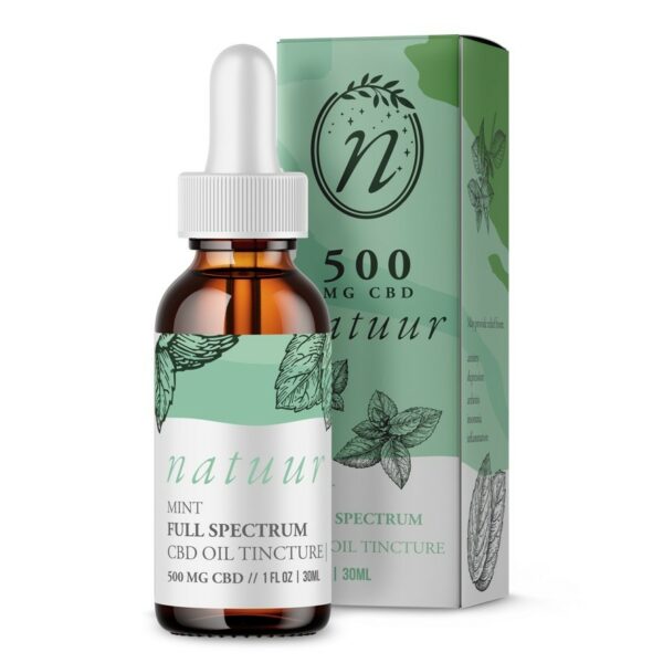 Natuur – Full Spectrum CBD Oil Tincture – Mint | Green Leaf Express Canada