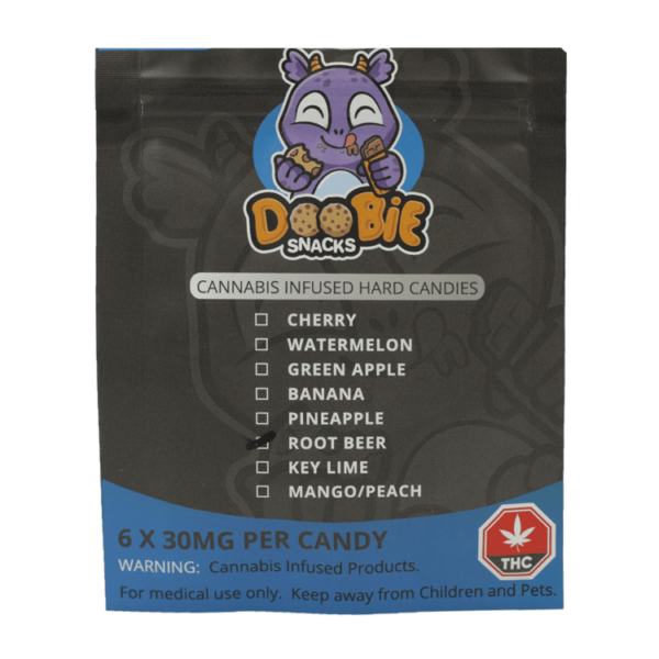 Doobie Snacks – Hard Candies – 180mg THC | Green Leaf Express Canada