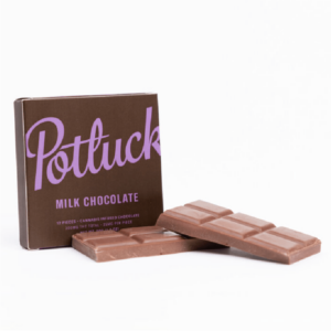 Potluck – Infused Chocolate – Milk Chocolate – 300mg THC | Green Leaf Express Canada