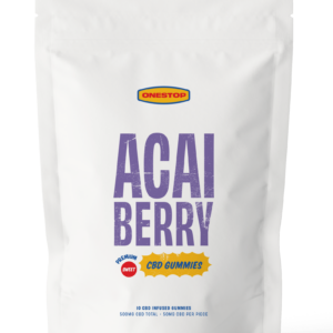 OneStop – Açai Berry CBD Gummies 500mg | Green Leaf Express Canada