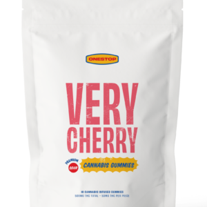 Onestop – Very Cherry THC Gummies 500mg | Green Leaf Express Canada