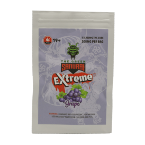 Green Samurai Extreme – Grape Gummy – 300mg THC | Green Leaf Express Canada