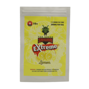 Green Samurai Extreme – Lemon Gummy – 300mg THC | Green Leaf Express Canada